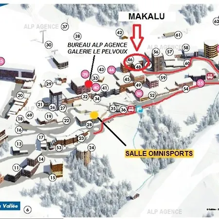 Le Makalu - 3 Pieces 6/7 Pers - Le Makalu - 036ma - Plagne Centre Mae-5974 拉普拉涅